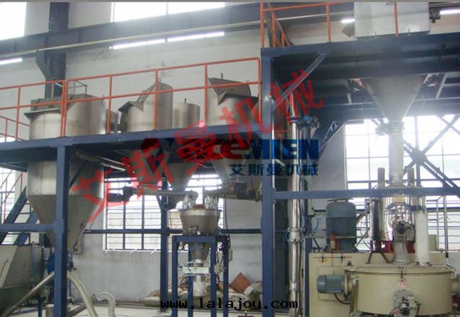 PVC全(quán)自(zì)動(dòng)配混線(xiàn)集中(zhōng)供料系(xì)統