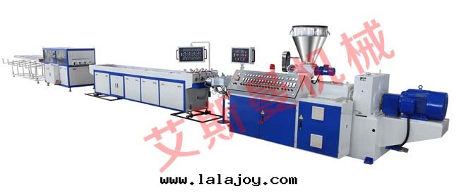 PVC solid pipe production line