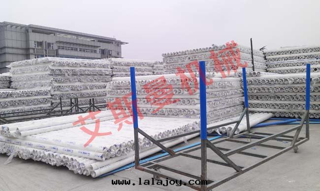 PVC solid pipe production line