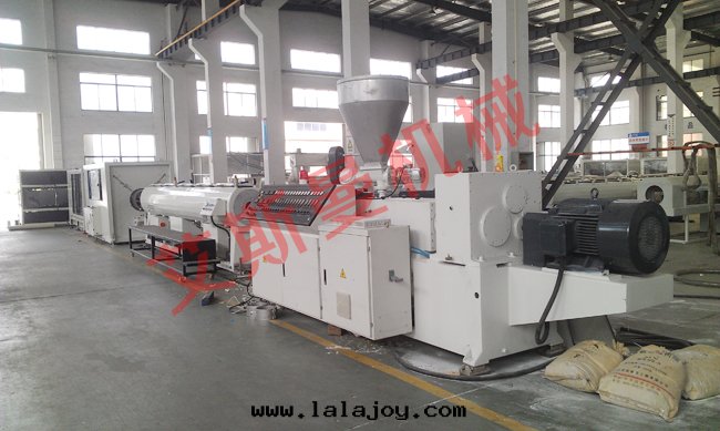 PVC solid pipe production line