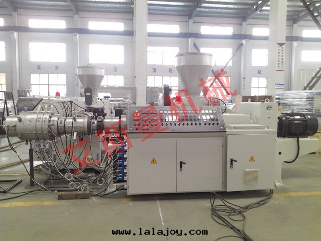 PVC solid pipe production line